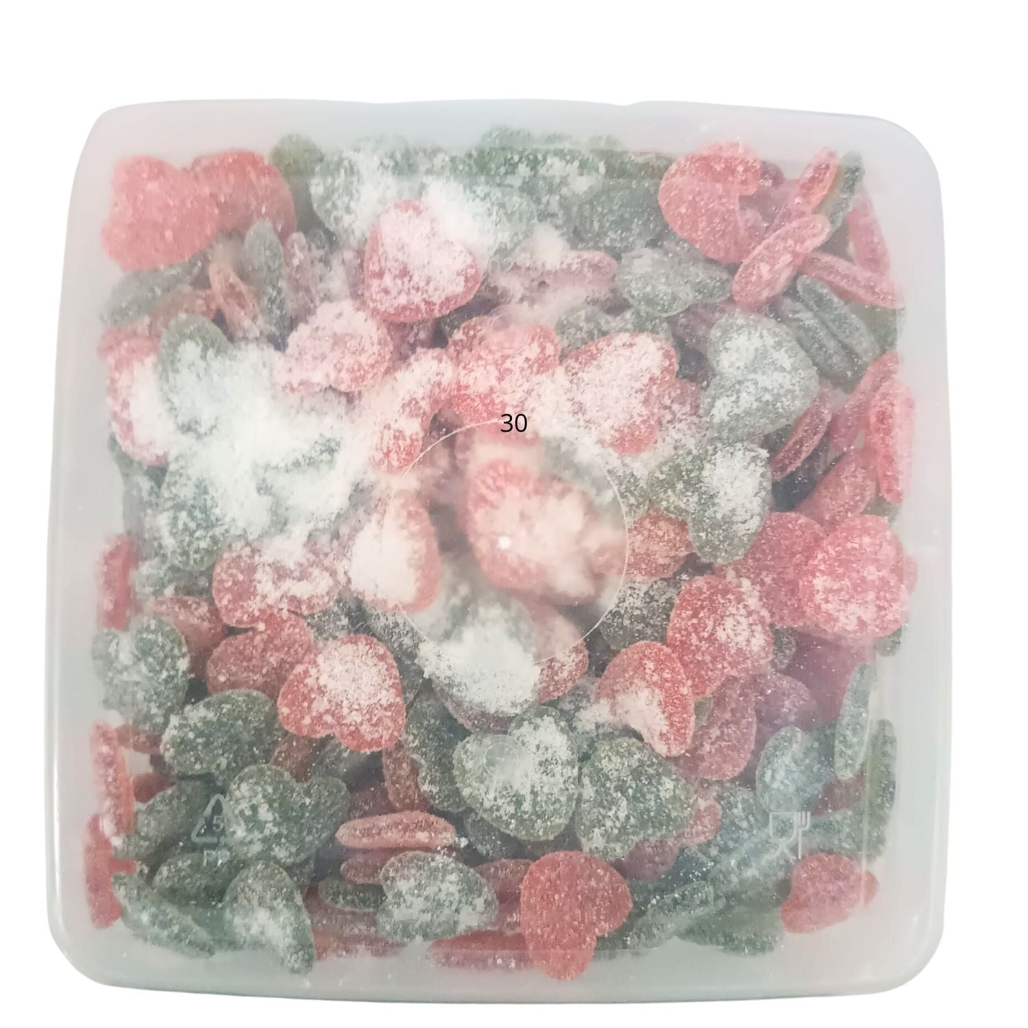 Corazones Pica - Chuches Fabricadas en Suecia | Tarro Reutilizable 750g