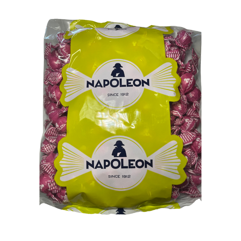 Caramelos Sabor Cereza Napoleón | VEGAN - GLUTEN FREE - HALAL | Formato Bolsa 1KG