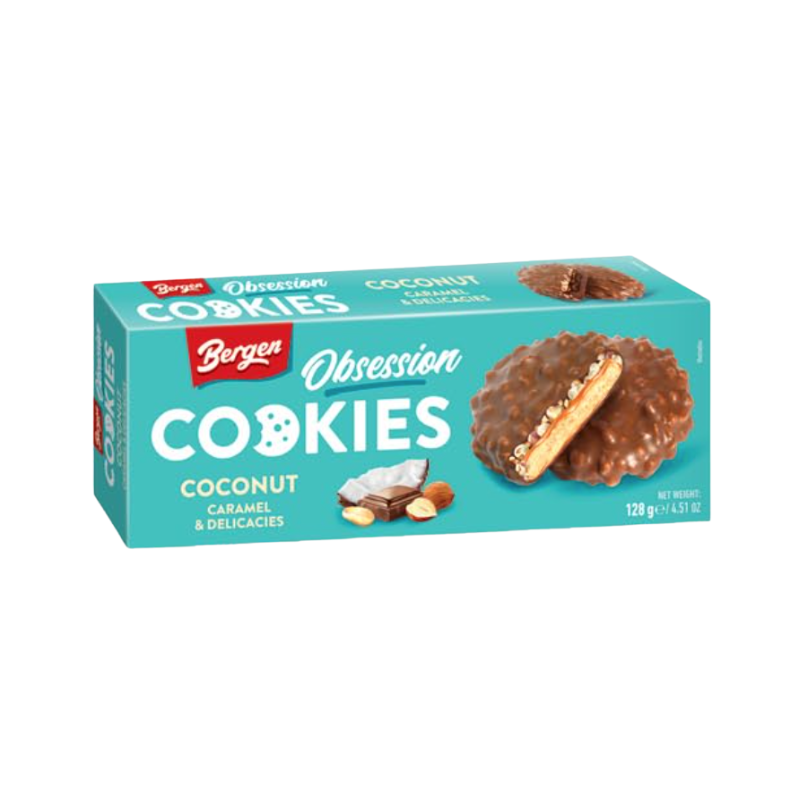 Galletas Bergen Obsession Rellenas Sabores distintos 128g | ELEGIR REFERENCIA