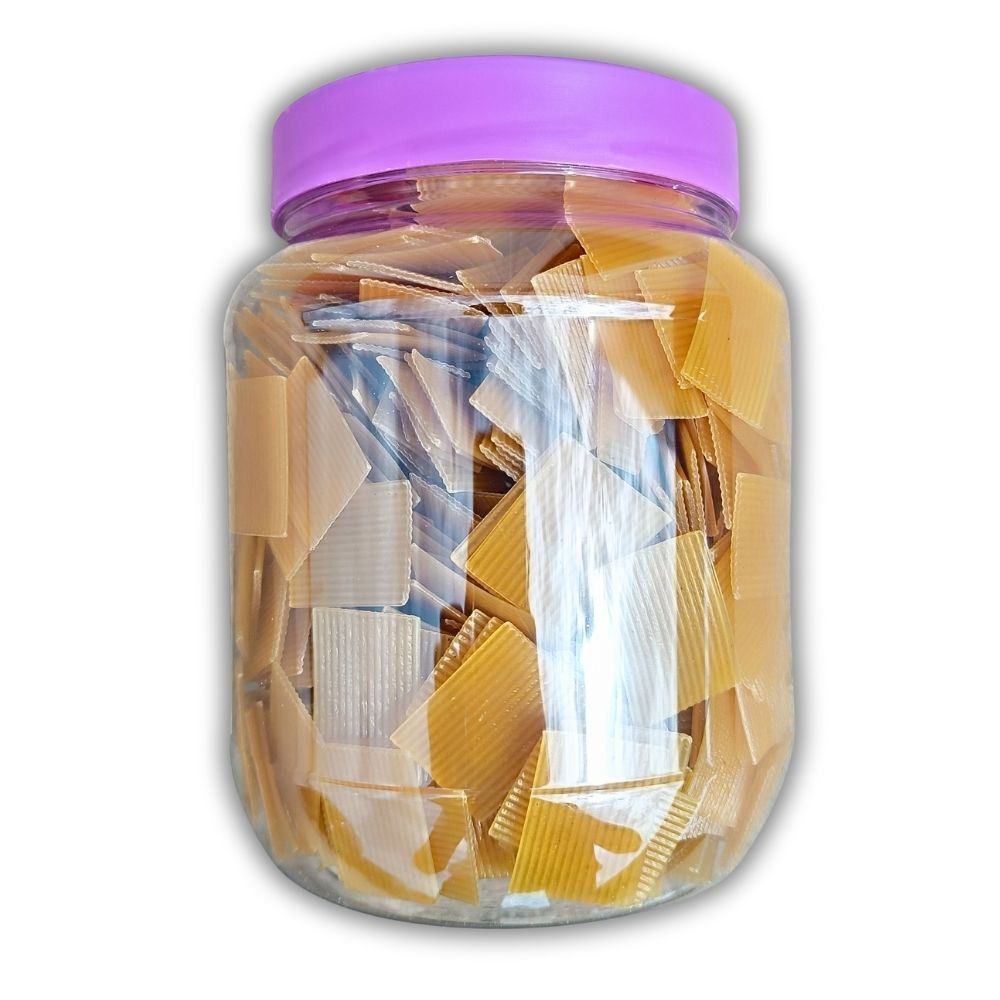 Cortezas Onduladas - Snacks Para Freír en Casa | Formato Tarro Reutilizable 900G