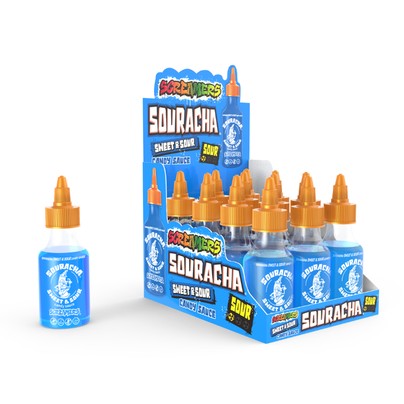 Botella Souracha Azul | Contiene 12 Unidades