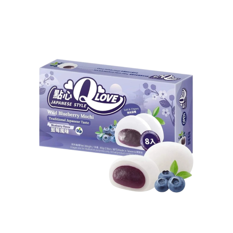 Mini Mochi Sabor Arándanos 80g