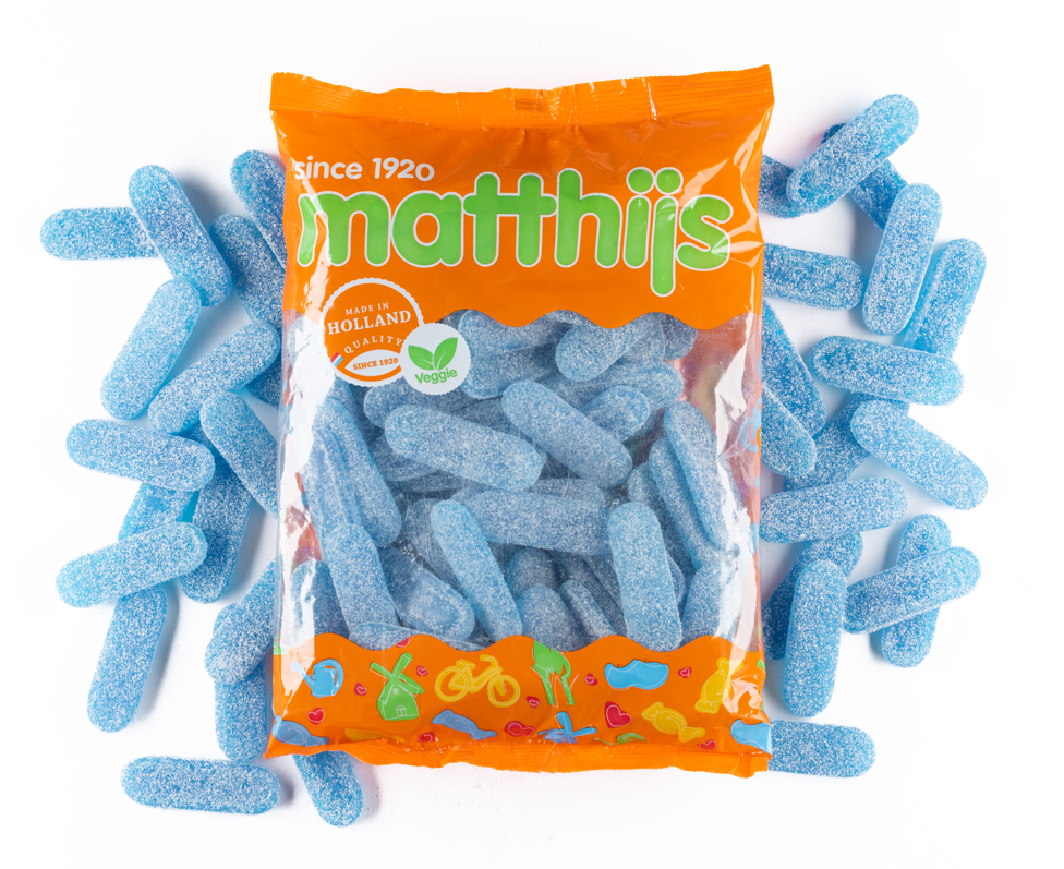 Matthijs Lenguas Ácidas Azules | Comprar Chuches Online