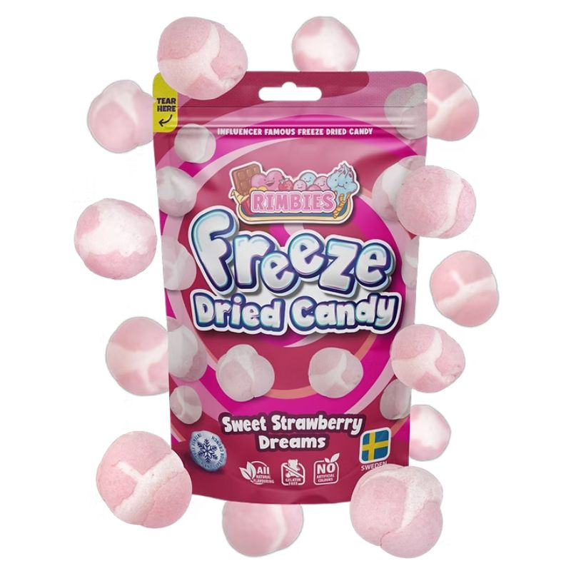 Rimbies - Sweet Strawberry Dreams - (Sueños Dulces de Fresa) - Chuches Liofilizadas