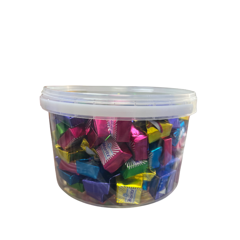 Moritz Bombones Cuadrados Colores | Formato Cubo 150 Unidades