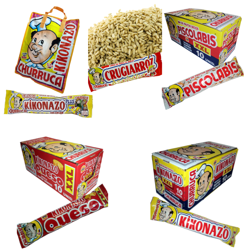 PRODUCTOS CHURRUCA: KIKONAZO, PISCOLABIS, CRUGI ARROZ, MIX FRUTOS SECOS, ETC.. - CATALOGO ELEGIR REFERENCIA