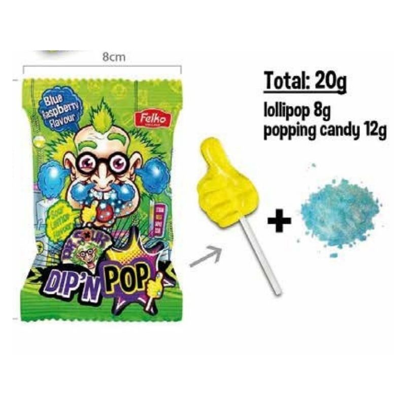 Dr. Sour - Dip 'N Pop | Expositor 24x20g