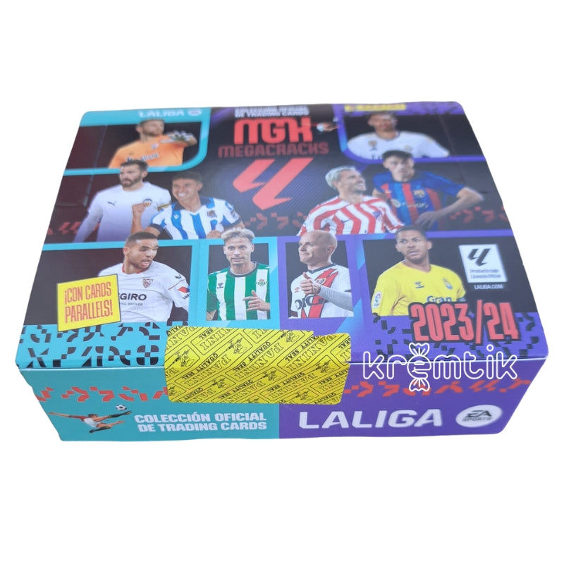 Caja de LA LIGA Megacracks 2023 2024 con 24 sobres (144 cartas) :  : Juguetes y juegos