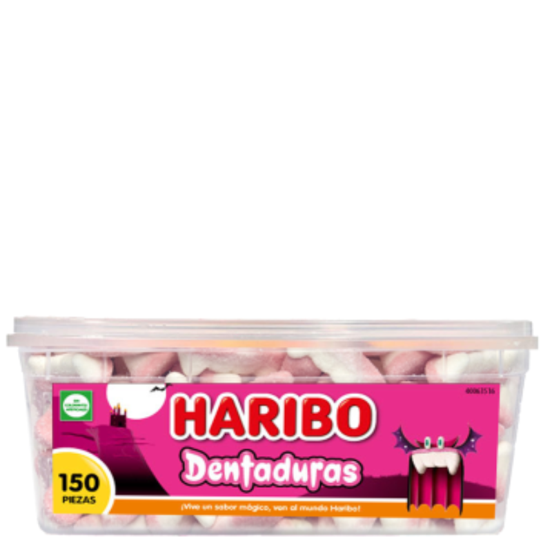 Dentaduras Haribo | Formato Tarro 150 Pcs