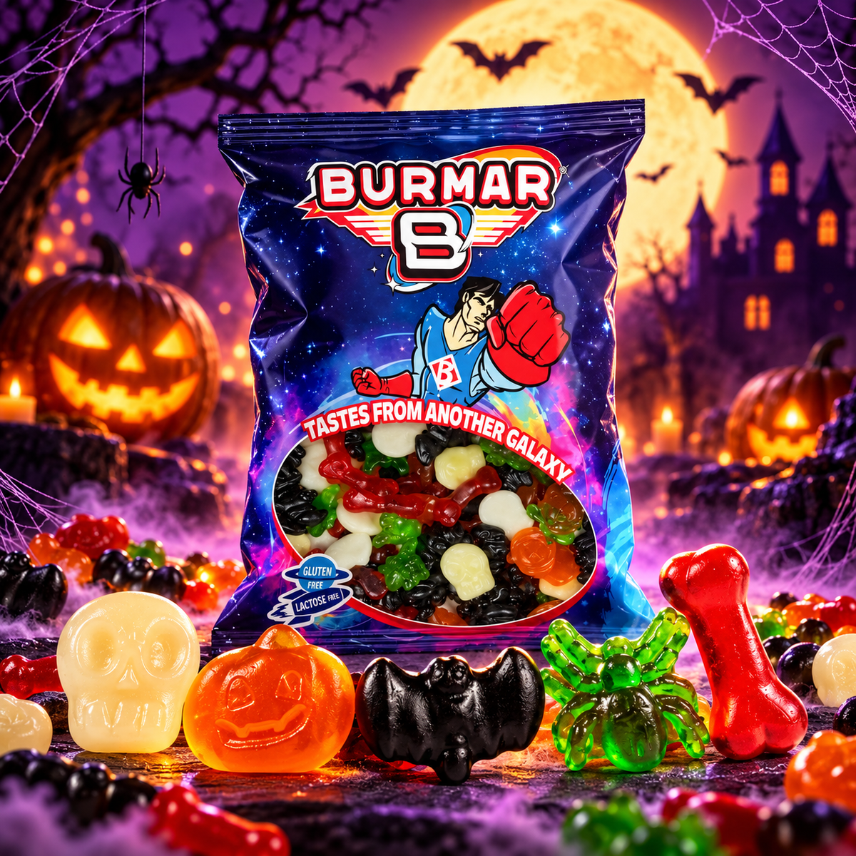 Burmar Halloween Mixed Terror Gummies | 1KG Bag Format