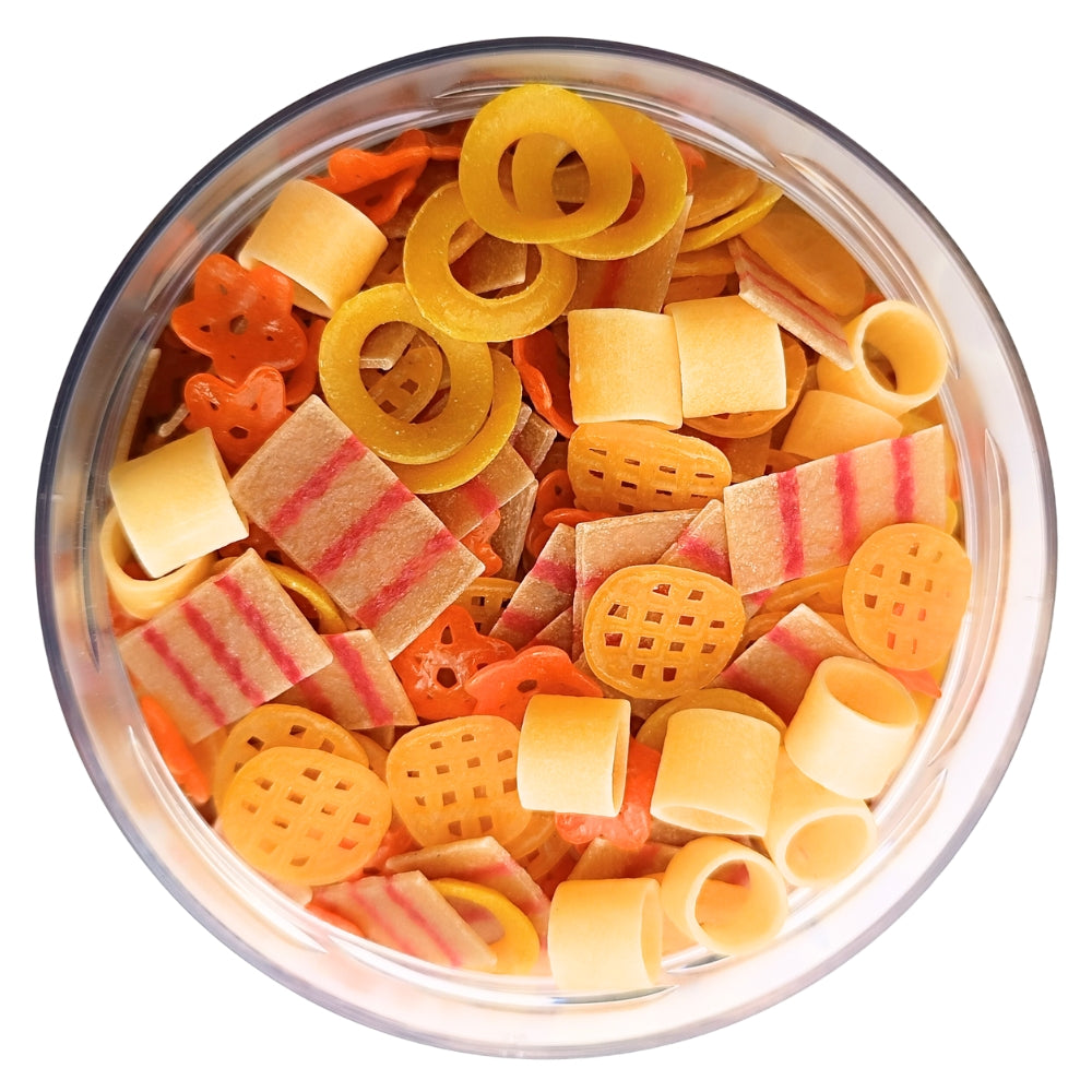 Cocktail Super Five (Anillos, Aros, Lenguas, Estrellas y Ruedas) | Formato Tarro 800G