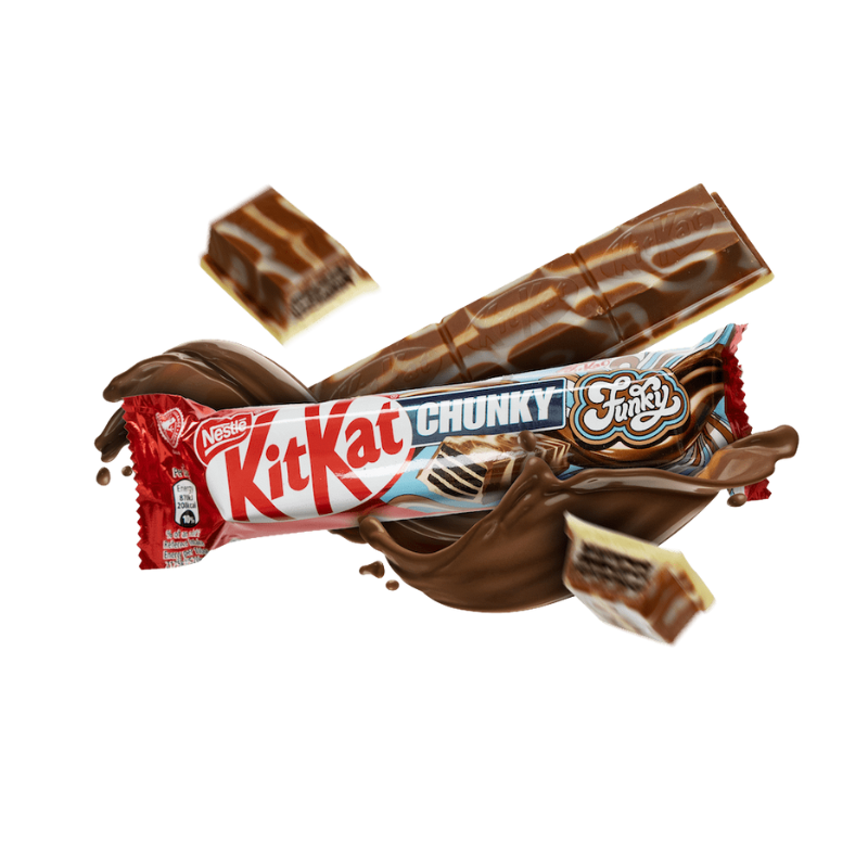Kit Kat Chunky Funky Milk & White 40g | Contiene 24 Unidades