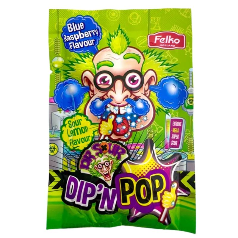 Dr. Sour - Dip 'N Pop | Expositor 24x20g