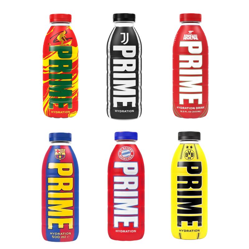 Prime "CLUB EDITION" Hydration 500 ml | PACK 12 UNIDADES | ELEGIR REFERENCIA