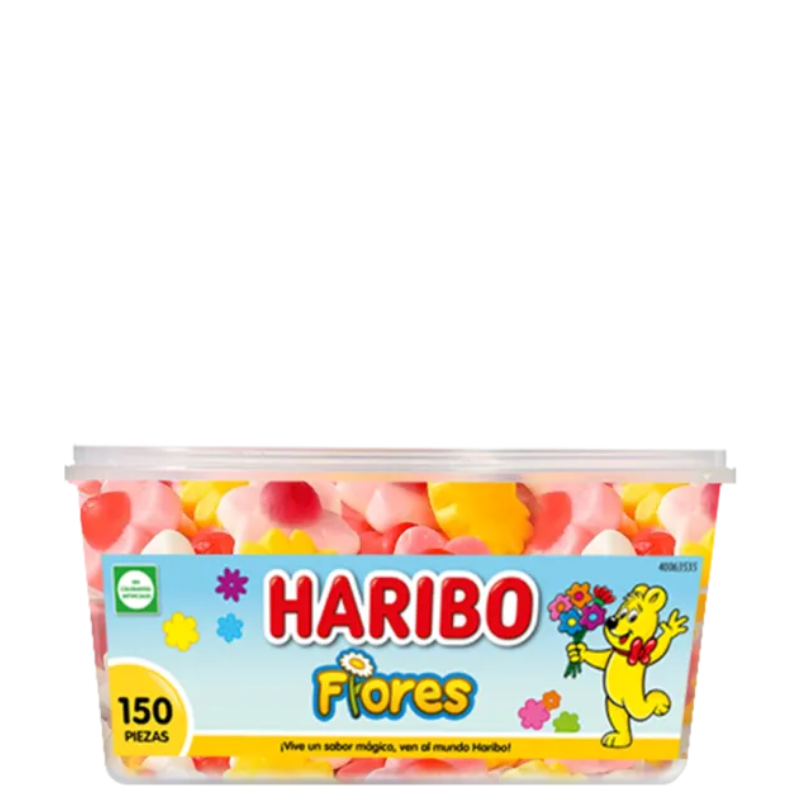 Flores Haribo | Formato Tarro 150 Pcs