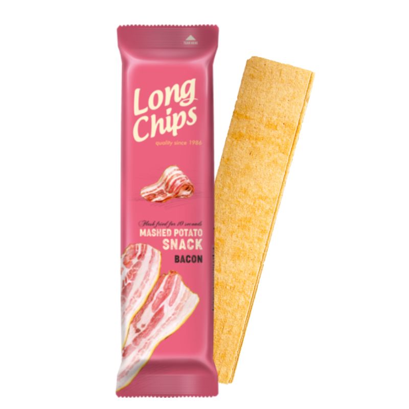 LONG CHIPS 75G - Patatas Alargadas de 19 Centímetros | CAJA 10 UNIDADES - Original, Queso, Pizza, BBQ, Bacon, Sal y Vinagre ...