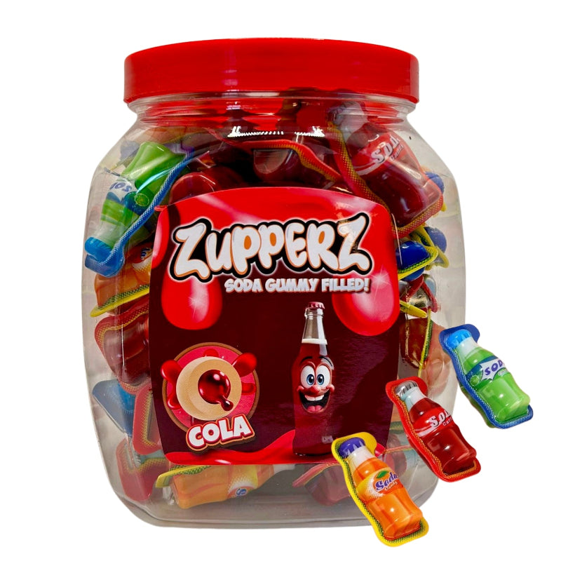 ZUPPERZ REFRESCOS RELLENO LÍQUIDO 10 grs | Contiene 65 Uds