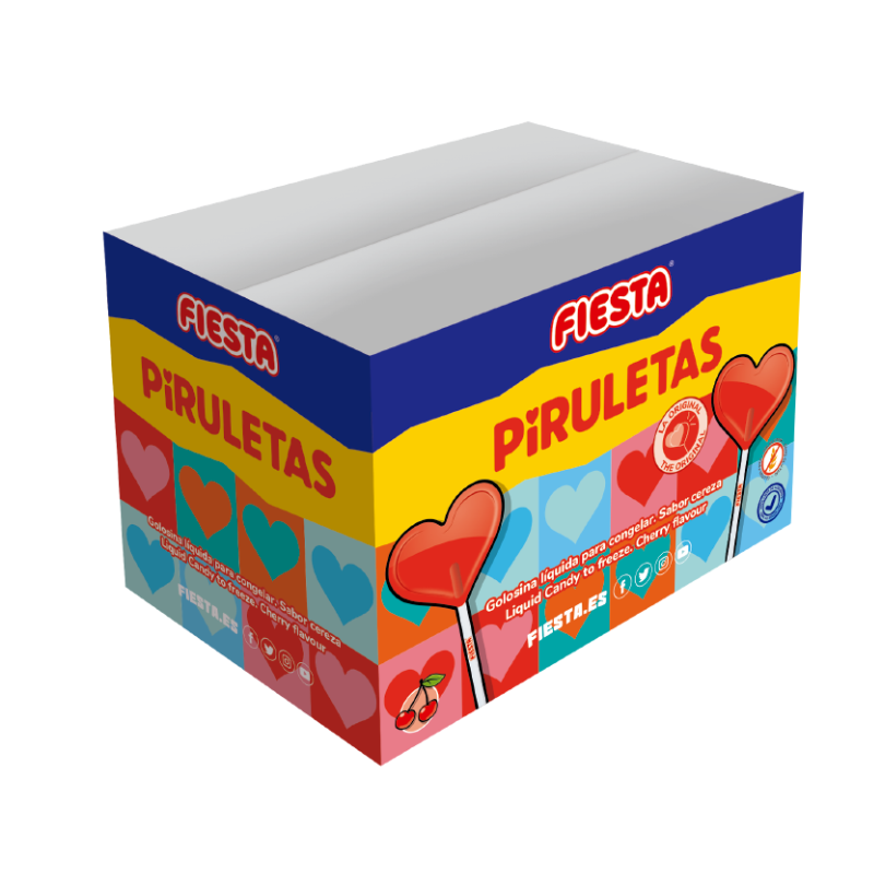 Piruletas Congelables Sabor Cereza (30 Uds)