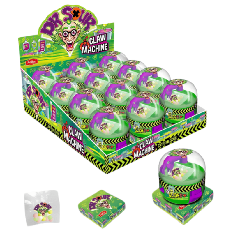 Dr. Sour Claw Machine | Formato 6 Uds x16g