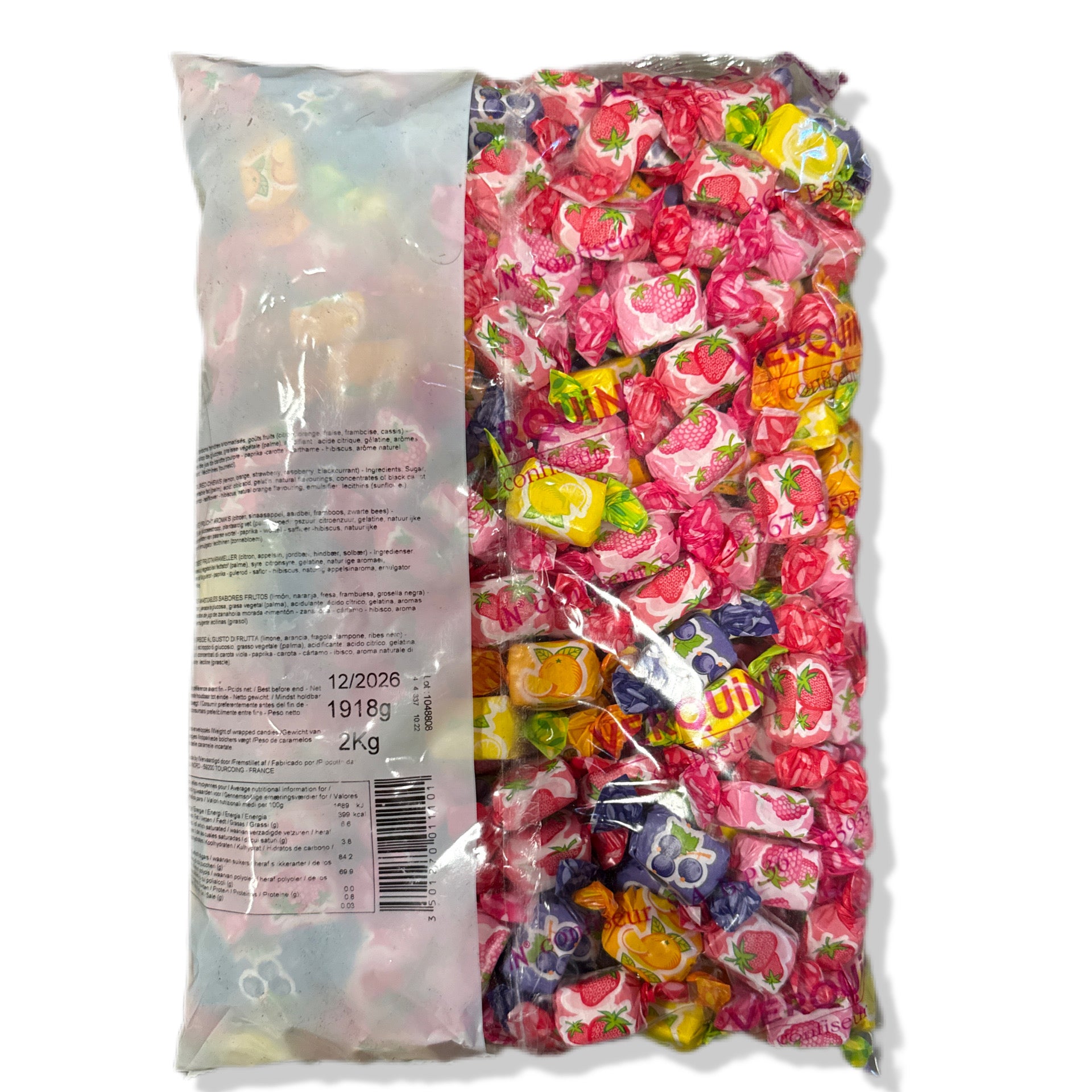 Caramelos Masticables Sabores Clásicos Surtidos | Formato Bolsa 2KG