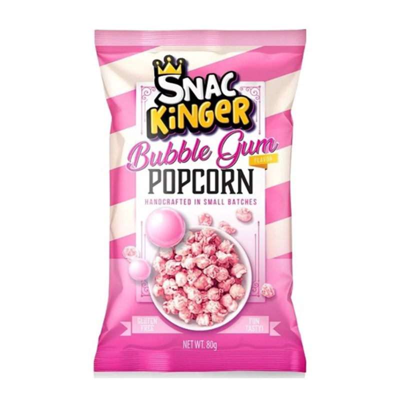 Snac Kinger Popcorn Gusto Chewing Gum 80g - 1 Unità | SCEGLIERE REFERENZA