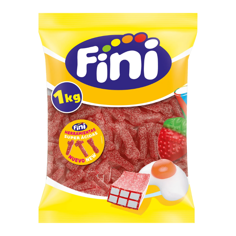 Llaves y Herramientas Super Ácidas Fini ELEGIR SABOR FRESA O FRAMBUESA | Formato Bolsa 1kg