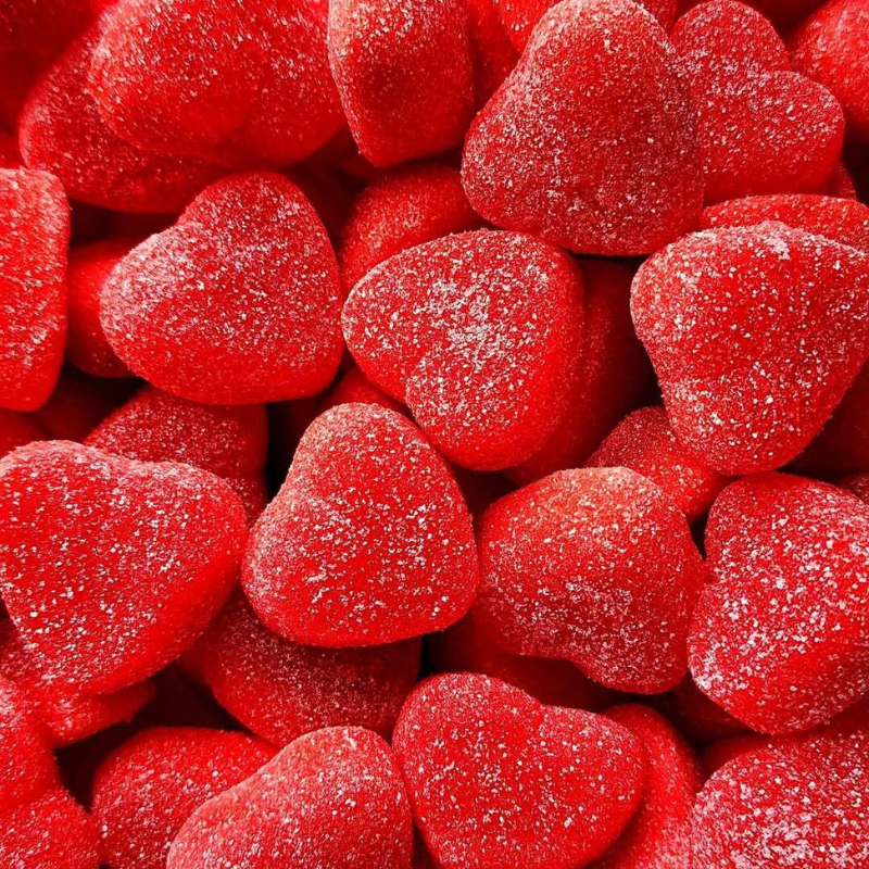 Corazón Relleno Pica Fresa Damel | Formato 1 Kg