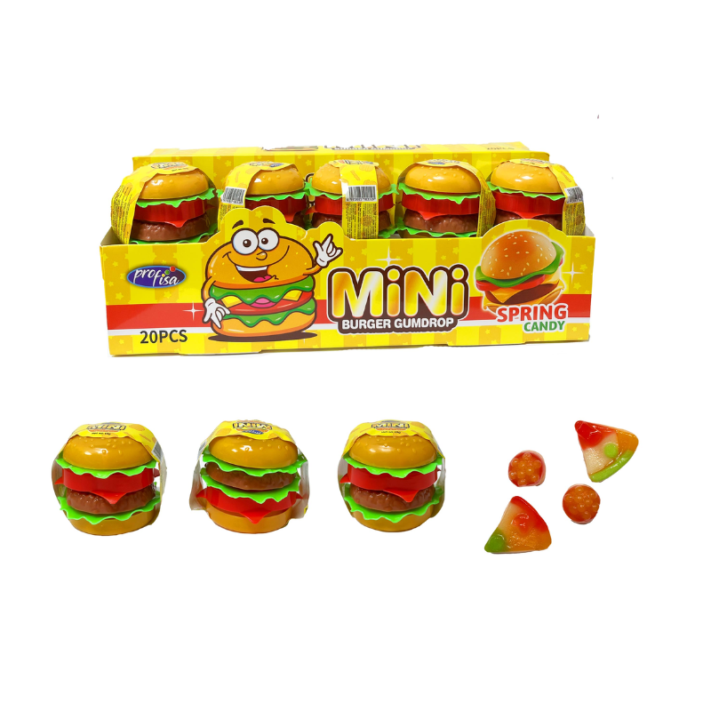 Chicle Mini Burger | Formato 20 Uds