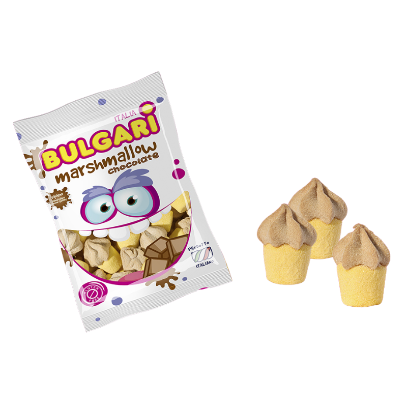 Esponjita Cupcake Rellena de Chocolate Bulgari | Formato Bolsa 1KG