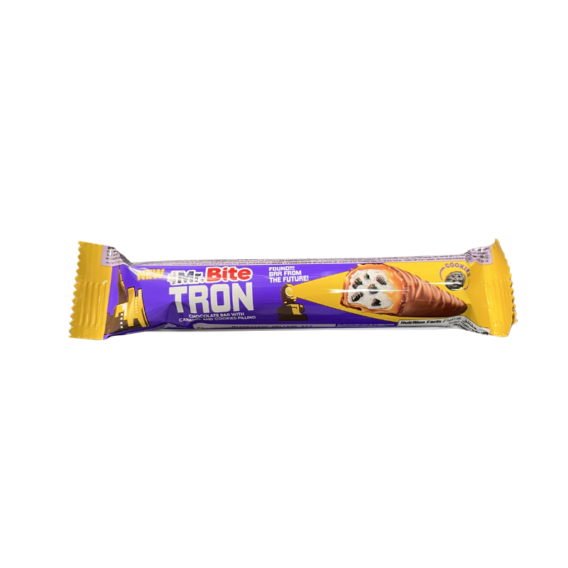 Mr.Bite Tron Cookies 32G - Expositor Contiene 24 Unidades