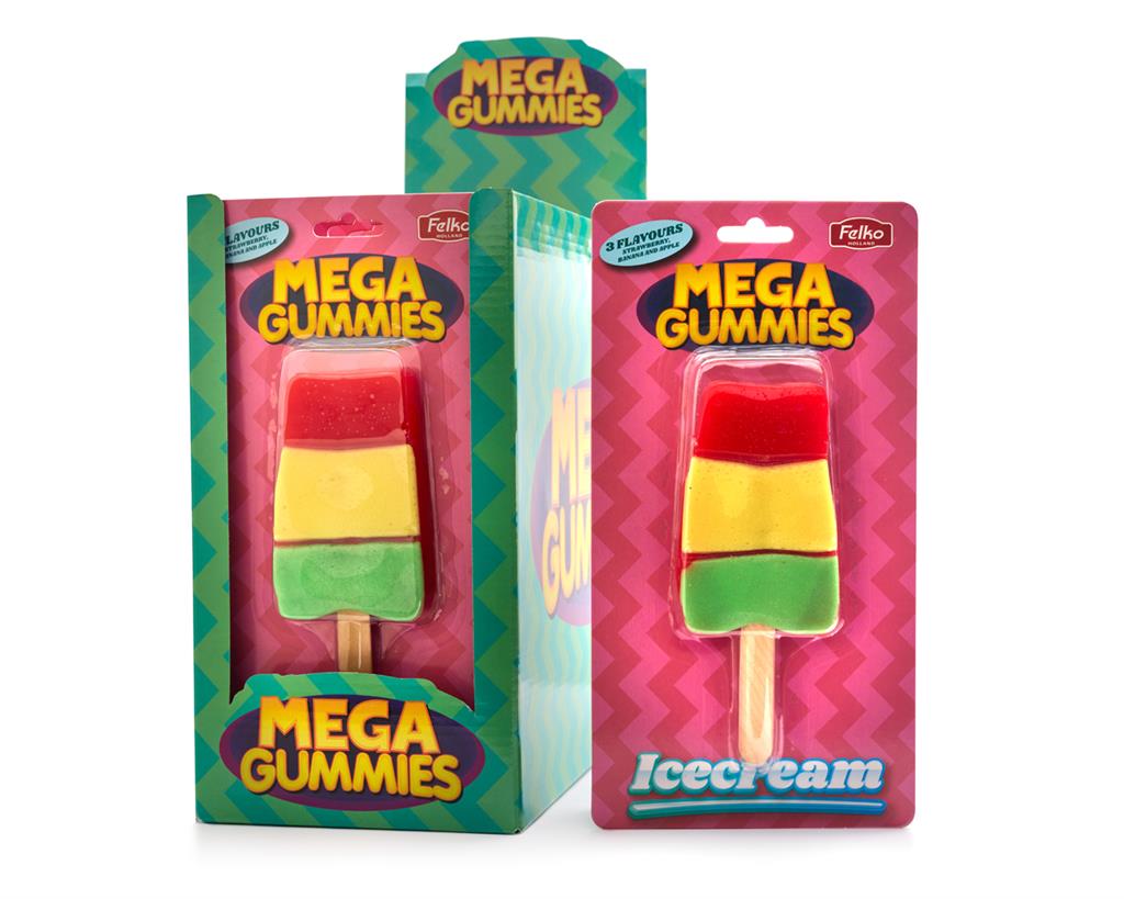 Mega Gummies - Ice Cream (120g)