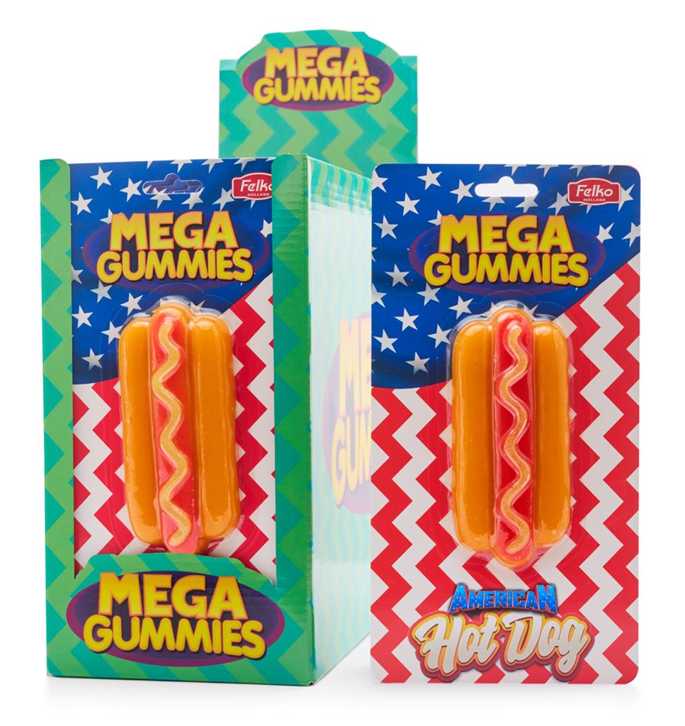 Mega Gummies - American Hotdog (120g)