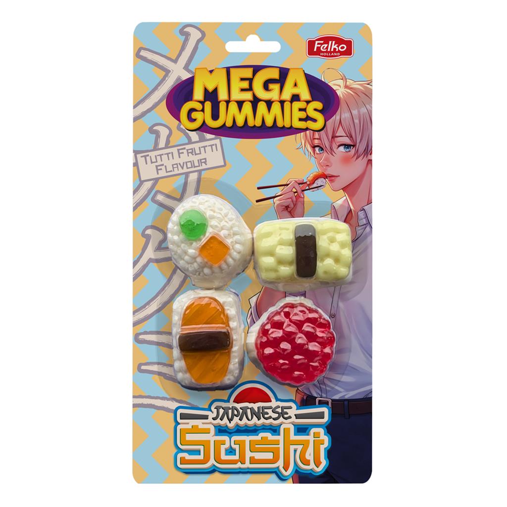 Mega Gummies - Japanese Sushi (120g)