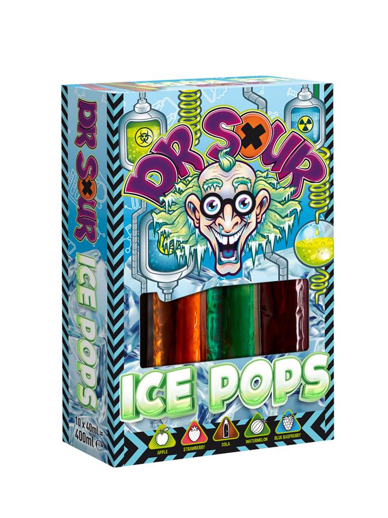 Dr. Sour - Ice Pops 10 x 40ml (freezer pops)