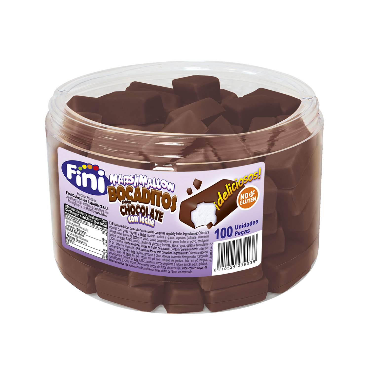 Bocaditos Fini | Formato Tarro Reutilizable 100 Unidades