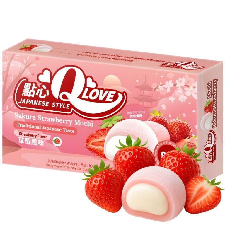 Sakura Mini Mochi Sabor Fresa 80g