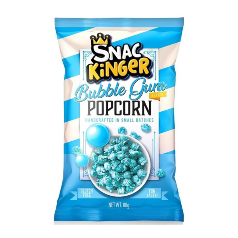 Snac Kinger Popcorn Gusto Chewing Gum 80g - 1 Unità | SCEGLIERE REFERENZA