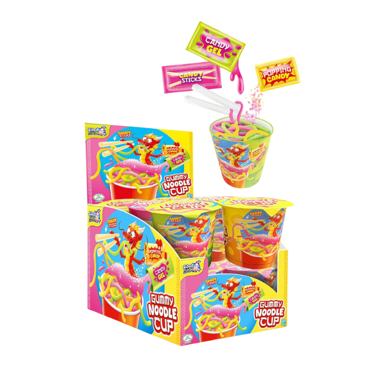 Noodle Cup Gummy 12 Uds