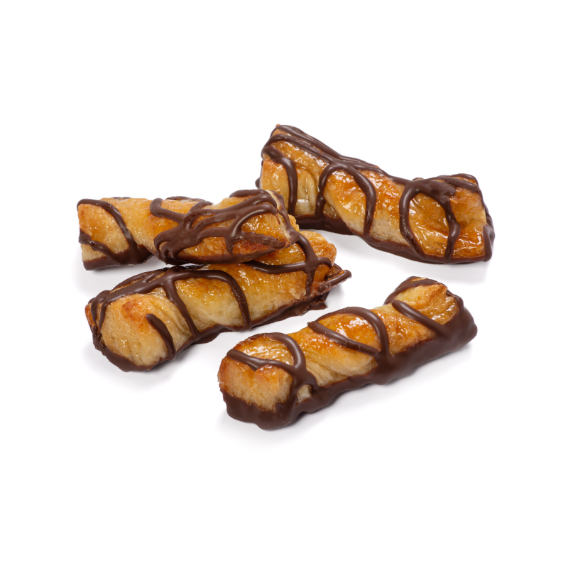 Lazos de Hojaldre - Chocolate, Glass o Rayado | Formato Caja 2,5KG o 1,7KG ELEGIR REFERENCIA