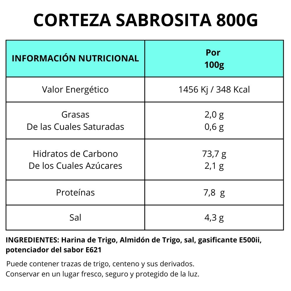 Cortezas Sabrositas - Snacks Para Freír En Casa | Formato Tarro 800G