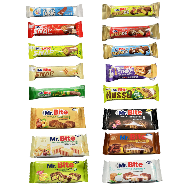 Caja Surtida Mr.Bite SABORES ALEATORIOS | Formato 15 Unidades
