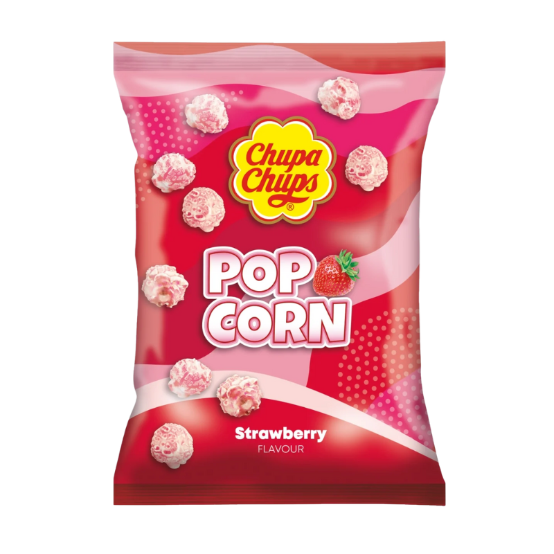 Palomitas Sabor Fresa Chupa Chups | 12 Unidades en Formato 90g