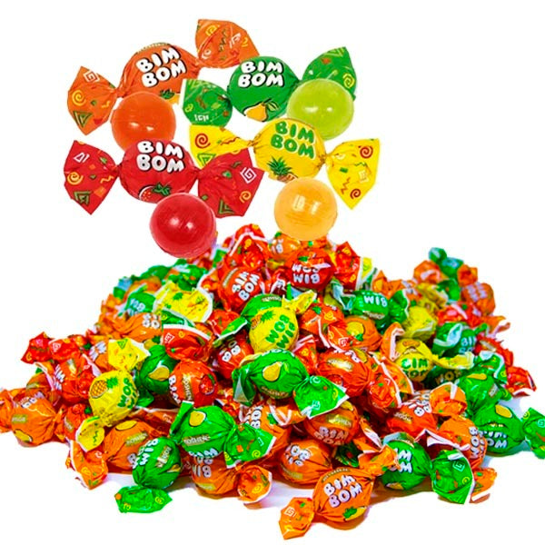 Caramelos Roshen Bim Bom Sabores Frutales Rellenos | Formato Bolsa 1KG