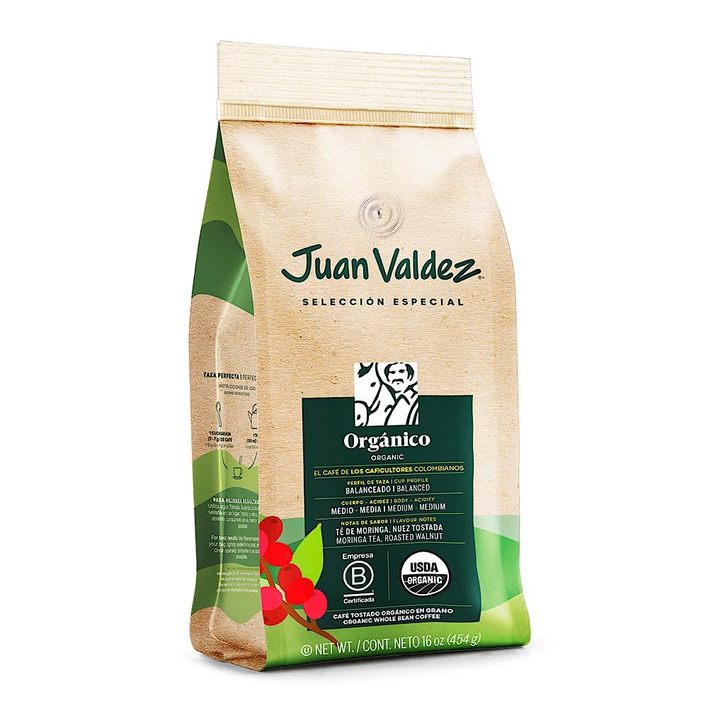 Goya Café Orgánico Juan Valdez En Grano (1KG)