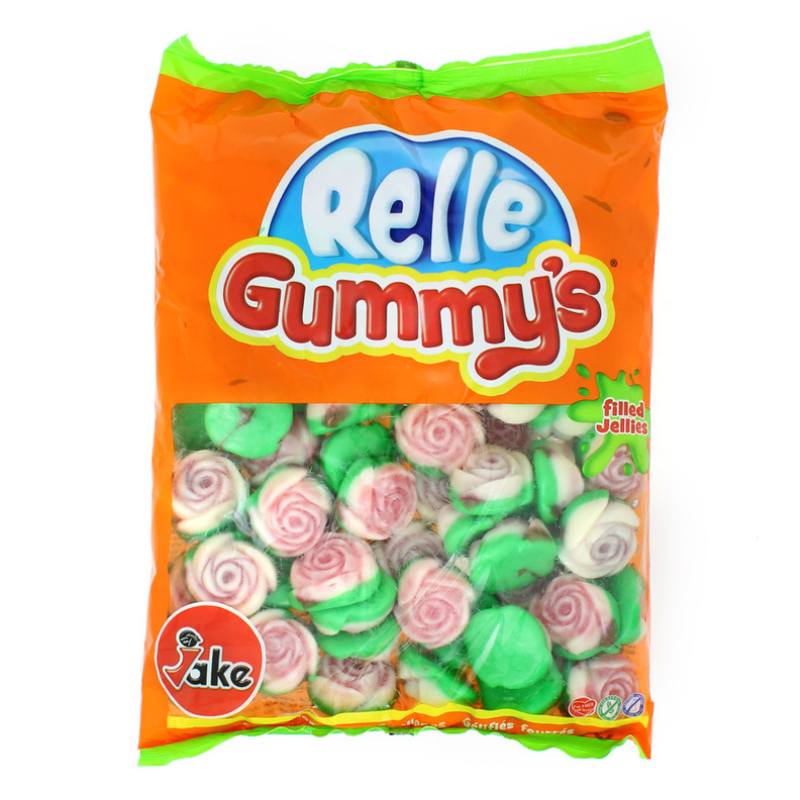 Rosas Rellenas Jake | Formato Bolsa 1KG - Contiene 75 Unidades