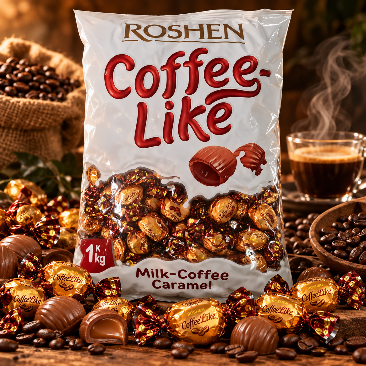 Roshen Coffee Toffee | 1KG Bag