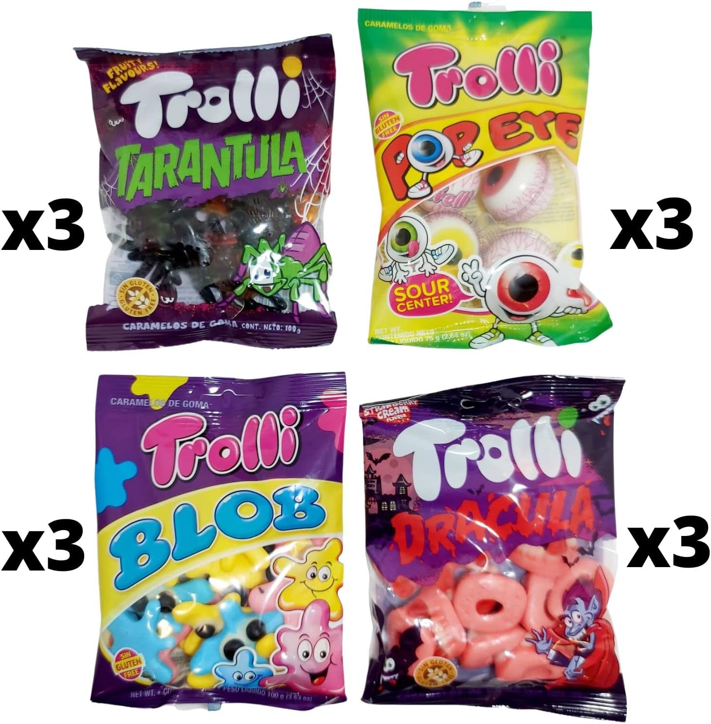 Chuches Halloween Trolli - Bolsitas Cantidad