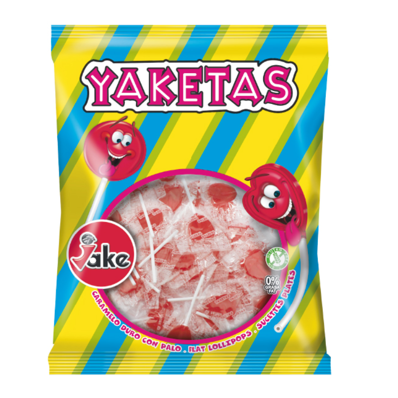 Yaketas Mini Corazón Jake | Formato Bolsa 150 Unidades