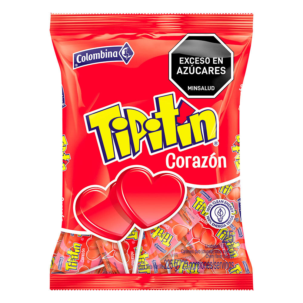 Tipitin Piruletas Corazón (111 Uds)