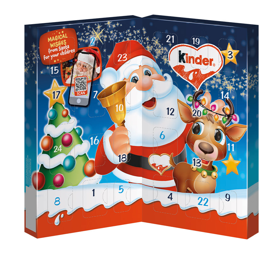 Calendario Adviento Kinder PAPA NOEL - Surtido Chocolatinas